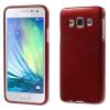 Силиконов калъф / гръб / TPU за Samsung Galaxy A3 SM-300F - червен / гланц