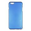 Луксозен силиконов калъф / гръб / TPU MERCURY i-Jelly Case Metallic Finish за Apple iPhone 6 / iPhone 6S - син