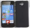 Силиконов калъф / гръб / TPU за Microsoft Lumia 650 - черен / мат