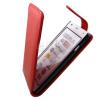 Кожен калъф Flip за LG Optimus L9 P760 - червен