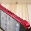 Луксозен метален Bumper за Apple iPhone 5/5G - черно / червено