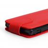 Кожен калъф Flip тефтер за Samsung Galaxy Core i8260 i8262 - червен