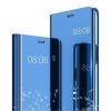 Луксозен калъф Clear View Cover с твърд гръб за Huawei P smart 2020 - син