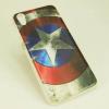 Силиконов калъф / гръб / TPU за HTC Desire 650 - цветен / Captain America