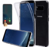 Силиконов калъф / гръб / TPU 360° за Samsung Galaxy S8 Plus G955 - прозрачен / 2 части / лице и гръб