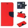 Луксозен кожен калъф Flip тефтер със стойка MERCURY Fancy Diary за Xiaomi RedMi Note 4 - червен