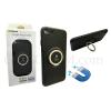 Силиконов калъф / гръб / TPU iFace Hamee Magnetic Finger Ring Car Holder за Apple iPhone 7 - черен / златист