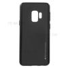 Луксозен силиконов калъф / гръб / TPU MERCURY i-Jelly Case Metallic Finish за Samsung Galaxy S9 Plus G965 - черен