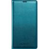 Оригинален кожен калъф за Samsung G900 Galaxy S5 - Samsung Flip Wallet Cover - тюркоаз