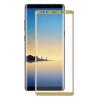 Оригинален извит стъклен протектор / 3D full cover Tempered glass screen protector / за Samsung Galaxy Note 8 N950 - златен