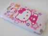 Силиконов калъф / гръб / TPU за Samsung Galaxy Note 2 N7100 / Note II N7100 - Hello Kitty / бял с цветя