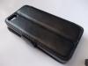Кожен калъф Flip тефтер със стойка Commander за Apple iPhone 5 / iPhone 5S - черен