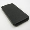 Ултра тънък кожен калъф Flip тефтер Flexi за LG L Bello D331 - черен