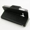 Луксозен кожен калъф тип Flip тефтер за Alcatel One Touch Pop D5 5038 - със стойка / черен