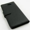 Кожен калъф тип Flip тефтер за Sony Xperia M2 - черен