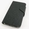 Луксозен кожен калъф Flip тефтер със стойка за Alcatel One Touch Idol 2 mini OT-6016 - черен