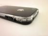 Силиконова обвивка за iPhone 4 / 4G / 4S - Bumper - Черно / Прозрачен