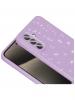 Луксозен силиконов калъф / кейс / Glitter Crystal Case TPU за Samsung Galaxy A36 5G - лилав / брокат