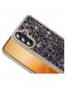 Луксозен гръб / кейс / Pearl Case с камъни за Samsung Galaxy A36 5G - леопард