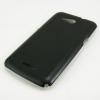 Ултра тънък силиконов калъф / гръб / TPU Ultra Thin за Sony Xperia E4G -   черен с кожен гръб
