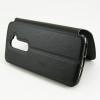 Кожен калъф Flip тефтер Roar Noble Leather View Flexi със стойка за LG G2 D802 / LG G2 - черен