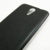 Ултра тънък силиконов калъф / гръб / TPU Ultra Thin за HTC Desire 620 - черен с кожен гръб
