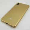 Луксозен силиконов калъф / гръб / TPU Mercury GOOSPERY Jelly Case за Sony Xperia Z4 - златен