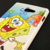 Силиконов калъф / гръб / TPU за Sony Xperia M2 Aqua - Spongebob