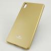 Луксозен силиконов калъф / гръб / TPU Mercury GOOSPERY Jelly Case за Sony Xperia Z4 - златен