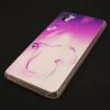 Силиконов калъф / гръб / TPU за Sony Xperia M4 Aqua - преливащ / бяло и розово