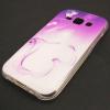 Силиконов калъф / гръб / TPU за Samsung Galaxy J1 - преливащ / бяло и розово