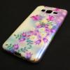Силиконов калъф / гръб / TPU за Samsung Galaxy Grand Prime G530 - бежов / цветя