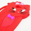 Силиконов калъф / гръб / TPU 3D за Sony Xperia M2 - червен / LOVECAT