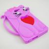 Силиконов калъф / гръб / TPU 3D за Sony Xperia M2 - лилав / LOVECAT