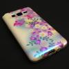 Силиконов калъф / гръб / TPU за Samsung Galaxy Grand Prime G530 - бежов / цветя