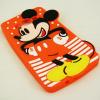 Силиконов калъф / гръб / TPU 3D за Samsung Galaxy A5 SM-A500F / Samsung A5 - оранжев / Mickey mouse