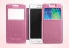 Луксозен калъф Flip тефтер S-View със стойка KALAIDENG Sun Series за Samsung Galaxy A3 / Samsung A3 - розов