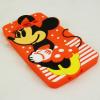 Силиконов калъф / гръб / TPU 3D за Samsung Galaxy A5 SM-A500F / Samsung A5 - оранжев / Minnie mouse