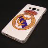 Силиконов калъф / гръб / TPU за Samsung Galaxy A7 SM-A700 / Samsung A7 - бял / Real Madrid