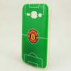 Силиконов калъф / гръб / TPU за Samsung Galaxy J1 - зелен / Manchester United