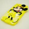 Силиконов калъф / гръб / TPU 3D за Samsung Galaxy A5 SM-A500F / Samsung A5 - жълт / Mickey mouse