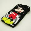 Силиконов калъф / гръб / TPU 3D за Samsung Galaxy A5 SM-A500F / Samsung A5 - черен / Mickey mouse