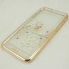 Ултра тънък заден предпазен твърд гръб / капак / UYITLO с камъни за Apple iPhone 6 4.7" - прозрачен / птица 