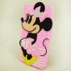 Силиконов калъф / гръб / TPU 3D за Samsung Galaxy A5 SM-A500F / Samsung A5 - розов / Minnie mouse