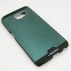  Луксозен твърд гръб / капак / MOTOMO за Samsung Galaxy S6 G920 - черно / зелено