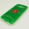 Силиконов калъф / гръб / TPU за Samsung Galaxy J1 - зелен / Manchester United