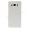 Твърд гръб / капак / Croco за Samsung Galaxy A3 SM-A300F - бял