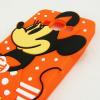 Силиконов калъф / гръб / TPU 3D за Samsung Galaxy A5 SM-A500F / Samsung A5 - оранжев / Minnie mouse