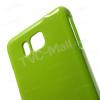 Луксозен силиконов калъф / гръб / TPU Mercury GOOSPERY Jelly Case за Samsung Galaxy Alpha G850 - зелен