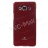 Луксозен силиконов калъф / гръб / TPU Mercury GOOSPERY Jelly Case за Samsung Galaxy A5 SM-A500F - червен